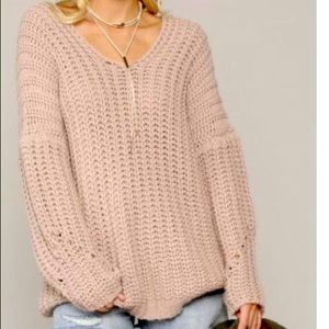 Slouchy Knit Sweater